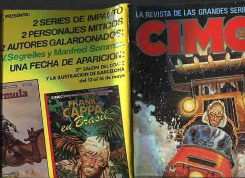 Cimoc revista numero 028 (numerado 1 en primera pagina interior, cubierta algo abierta lado lomo)