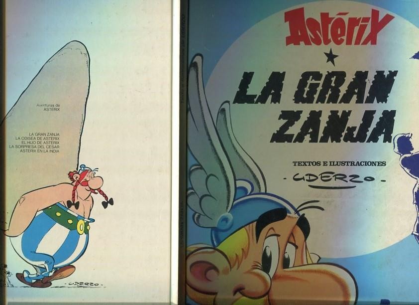 Asterix numero 25: La gran zanja (numerado 1 en interior)