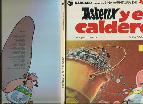 Asterix: numerado 13 en el lomo : El Caldero (numerardo 2 en interior