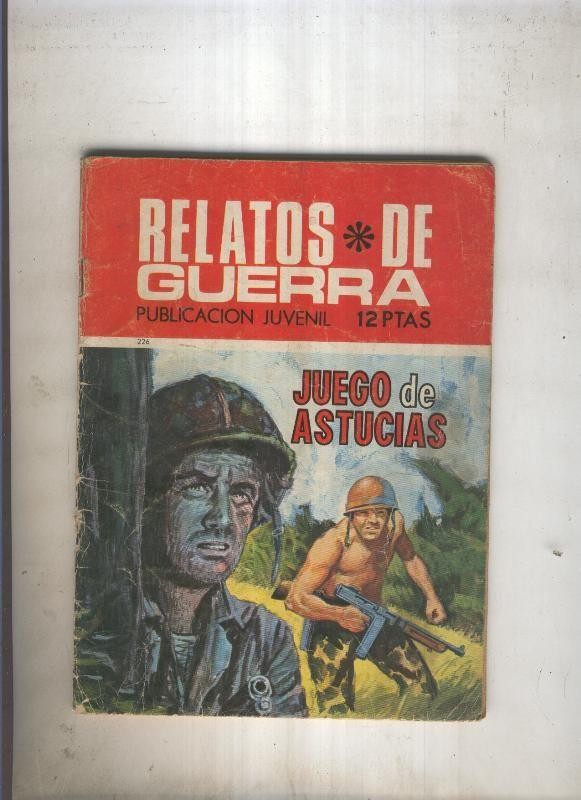 RELATOS DE GUERRA numero 226 (numerado 2 en trasera) (algo aviejado)