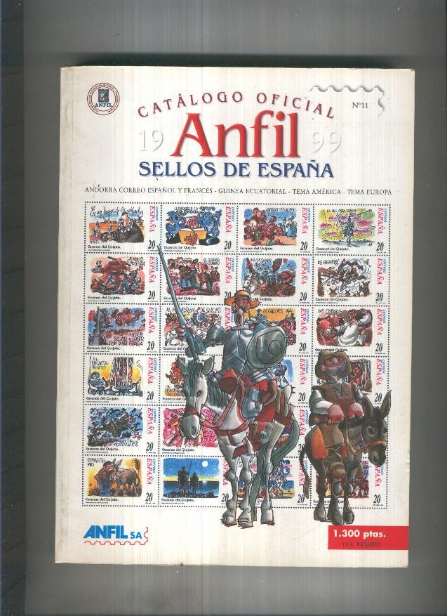 Catalogo Oficial Anfil num.11. Sellos de España