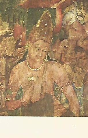 LAMINA 1511:  Un bodhisattva con un loto. Cueva I. Siglos VI-VII