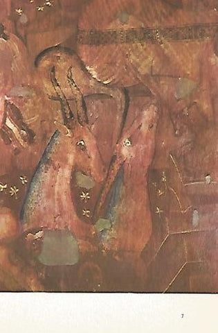 LAMINA 1514:  Escena de la Mahajanaka jakata. Cueva I. Siglos VI-VII. La visita del principe al ermitaño