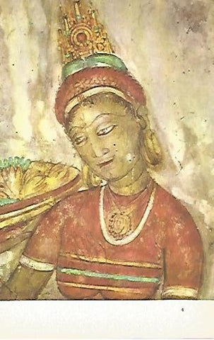 LAMINA 1541: Fresco de la Peña de Sigiri. Siglo V. Detalle