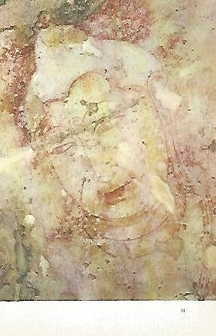 LAMINA 1548: Cabeza de Buda. Cueva de Hindagala cerca de Kandy.