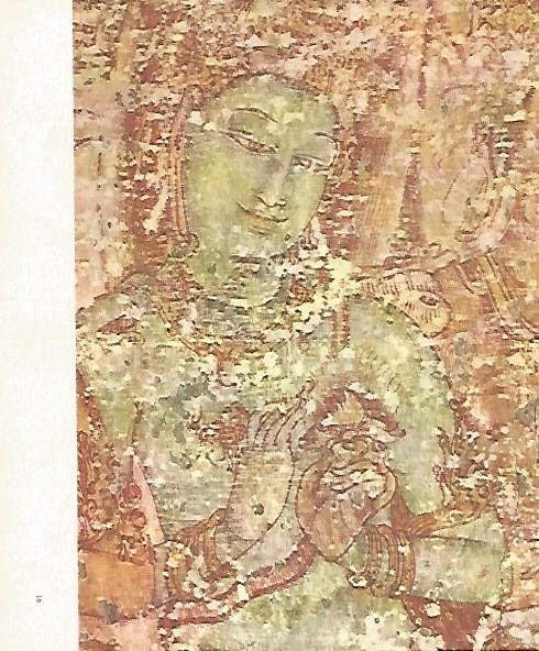 LAMINA 1553: Bodhisattva de una pintura del santuario de Tivamka en Polonnaruva