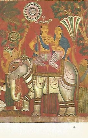 LAMINA 1565: Escena del Telapatta Jataka. El rey de Taxila montado en su elefante. Vihara de Pahala. Siglo XIX