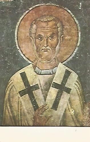 LAMINA 1574: Santo no identificado. Iglesia de Santa Sofia de Ohrid. Anterior a 1056.