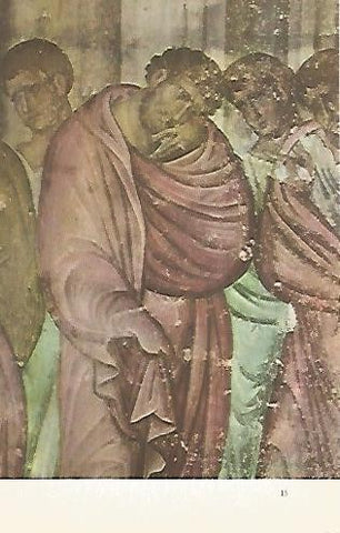 LAMINA 1582: Lamentacion de los apostoles. Sopocani. 1260