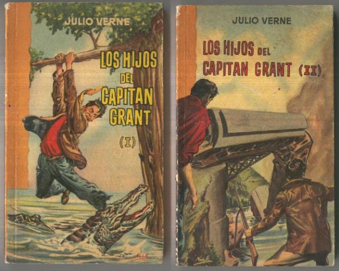 Biblioteca Sopena numero 3-5 y 3-6: Los hijos del capitan grant, obra en dos volumenes