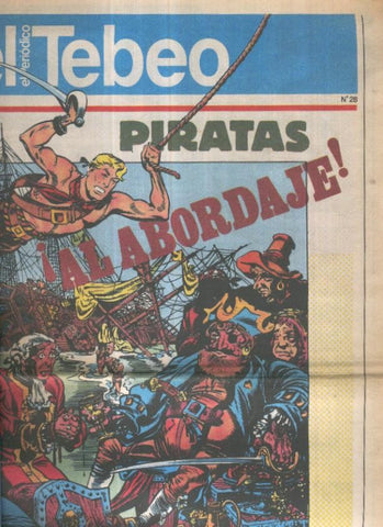 El Tebeo-Dominical dirigido por Toutain, año 90 numero 28: Piratas