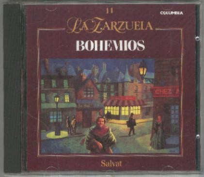 CD: LA ZARZUELA de Salvat No.11: BOHEMIOS