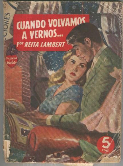 Violeta: Cuando volvamos a vernos (portada con algun roto)