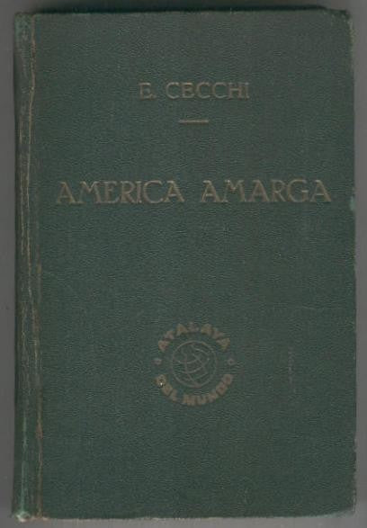 America Amarga (cubierta con canto lomo rozado)