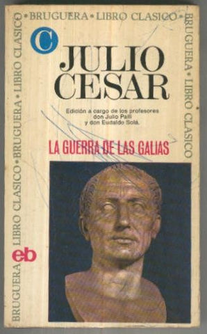 Libro clasico numero 025: La guerra de Las Galias (garabato boligrafo en cubierta)