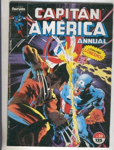 Capitan America volumen 1 numero 023: Contra Lobezno