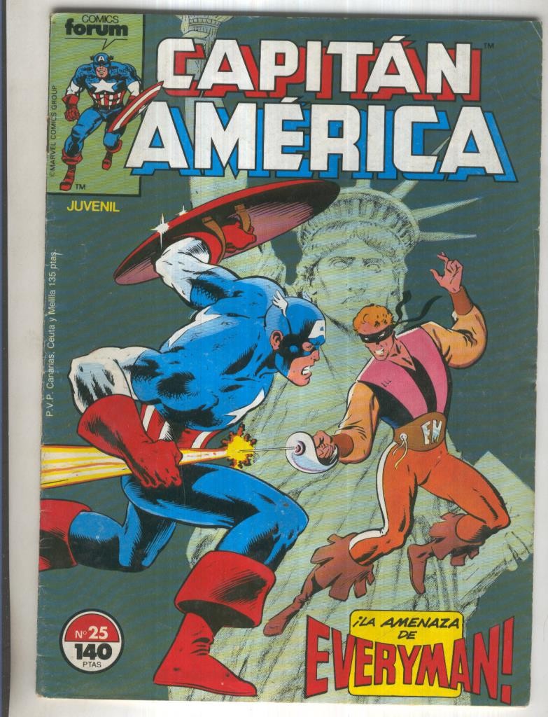 Capitan America volumen 1 numero 025: El hombre que fue una excepcion