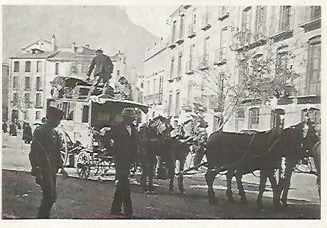 POSTAL 53290: COLECCION POSTALES PARA EL RECUERDO: JAEN. 1879. La diligencia a Granada