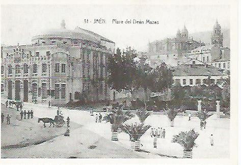 POSTAL 53291: COLECCION POSTALES PARA EL RECUERDO:JAEN.1912. La plaza de las Palmeras