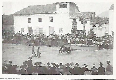 POSTAL 53312: COLECCION POSTALES PARA EL RECUERDO:JODAR. 1900 Festejo taurino en la plaza del Ayuntamiento