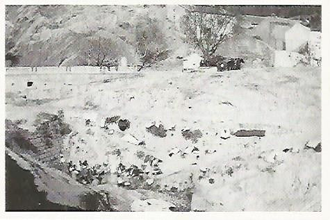 POSTAL 53342: COLECCION POSTALES PARA EL RECUERDO:JAEN. 1918 Lavadero del puente de Santa Ana