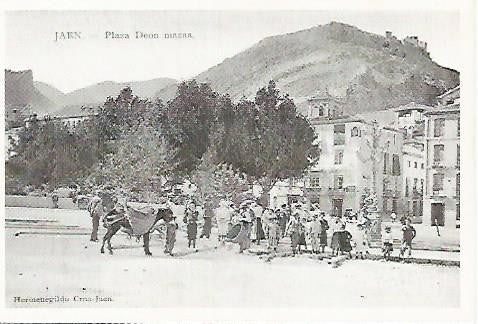 POSTAL 53351:COLECCION POSTALES PARA EL RECUERDO: JAEN.1906. Plaza del Dean Mazas