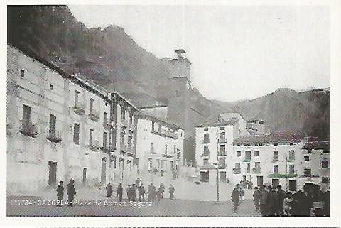 POSTAL 53377: COLECCION POSTALES PARA EL RECUERDO: CAZORLA. 1912. Plaza de Gomez Segura