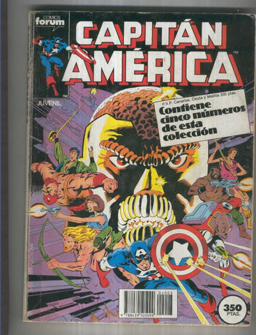 Capitan America volumen 1 retapado numeros 36 al 40