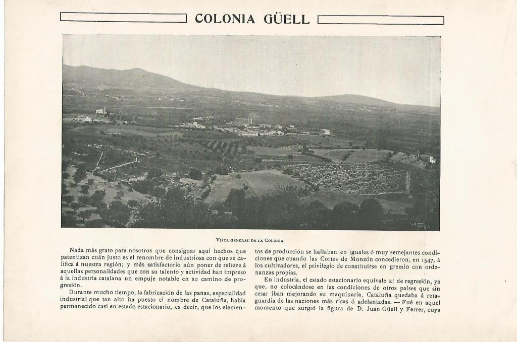 Lamina 017: Colonia Guell