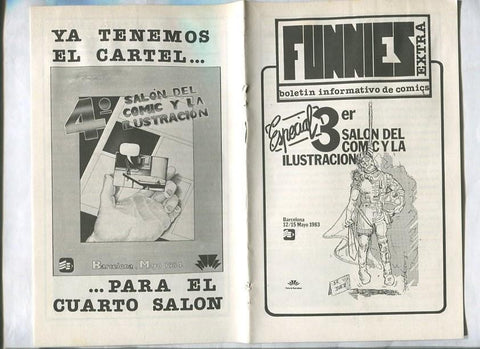 Funnies extra dedicado al tercer salon del comic de Barcelona en 1983