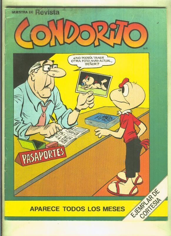 Condorito ejemplar de cortesia editorial (numerado 3 en traser)