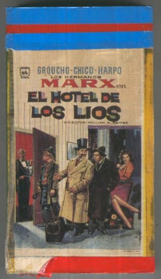 VHS-CINE: EL HOTEL DE LOS LIOS - Los hermanos Marx