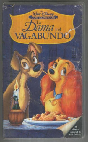 VHS-Cine: LA DAMA Y EL VAGABUNDO (Disney)