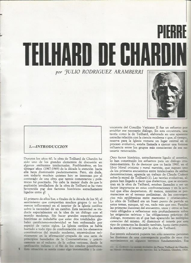 FASCICULO 094: TEILHARD DE CHARDIN