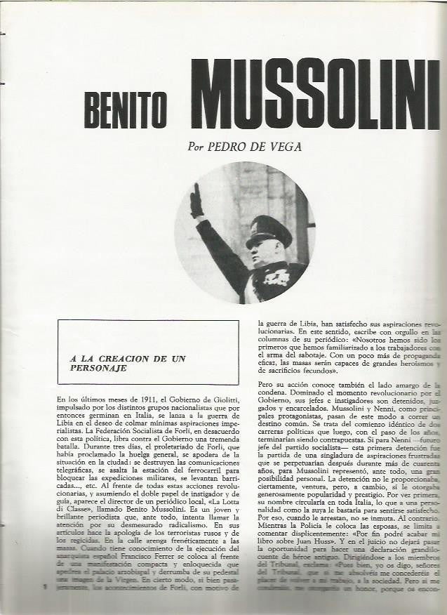 FASCICULO 097: MUSSOLINI