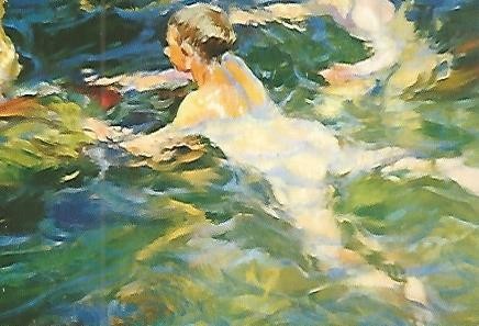 Postal 53391: SOROLLA. Nadadores
