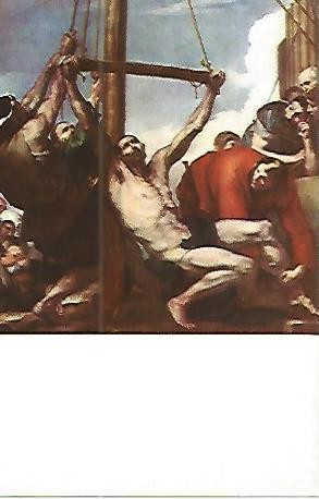 Postal 53417: RIBERA. Martirio de San Bartolome