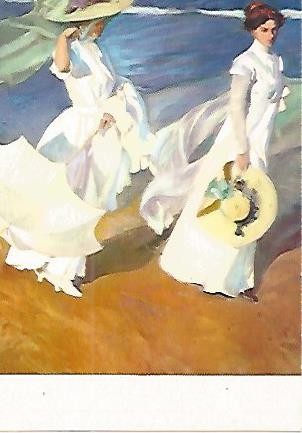 Postal 53419: SOROLLA. Paseo a orilla del mar