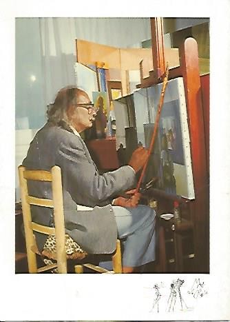 Postal 53472: LACROIX. Dali en el silencio de su estudio