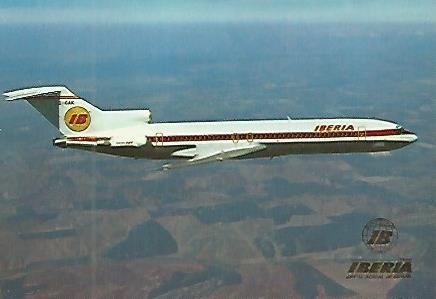 Postal 53519: Iberia. Boeing 727/256