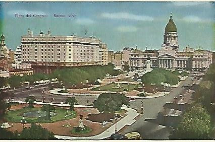 Postal 53572: BUENOS AIRES. Plaza del Congreso