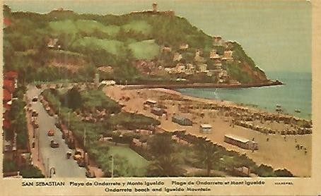 Postal 53596: SAN SEBASTIAN. Playa de Ondarreta