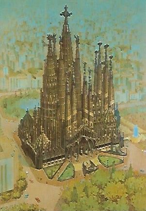 Postal 53613: BARCELONA. La Sagrada Familia