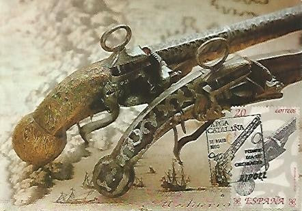 Postal 53622: Pistola del siglo XVIII
