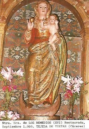 Postal 53664: NUESTRA SEÑORA DE LOS REMEDIOS. Tejeda de Tietar Caceres