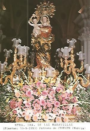 Postal 53677: NUESTRA SEÑORA DE LAS MARAVILLAS. Cehegin Murcia