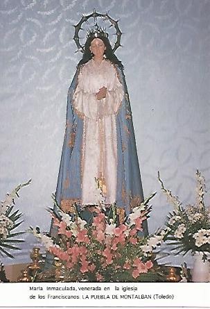 Postal 53703: MARIA INMACULADA. La Puebla de Montalban Toledo