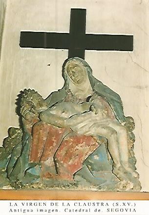 Postal 53706: VIRGEN DE LA CLAUSTRA. Catedral de Segovia