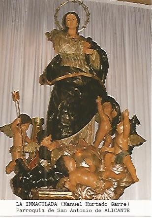 Postal 93719: LA INMACULADA. Parroquia de San Antonio de Alicante
