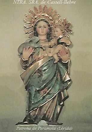 Postal 93722: NUESTRA SEÑORA DE CASTELL-LLEBRE. Peramola Lerida